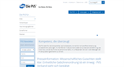 Desktop Screenshot of die-pvs.de